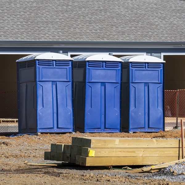 how can i report damages or issues with the portable restrooms during my rental period in Mappsville VA